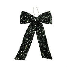 FIOCCO CON PAILETTES VERDE 40CM