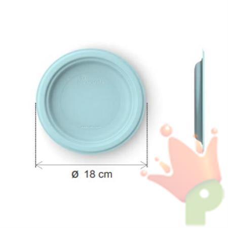 PIATTI 18CM BIO AZZURRO NATURANDA 18PZ
