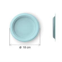 PIATTI 18CM BIO AZZURRO NATURANDA 18PZ