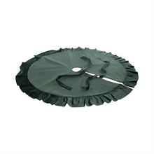 COPRIBASE PER ALBERO CON MERLETTO VERDE 120CM