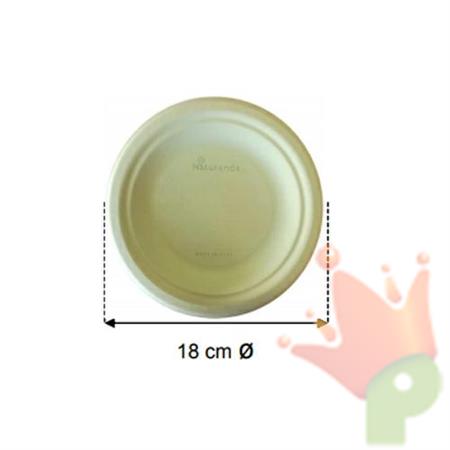 PIATTI 18CM BIO VERDE NATURANDA 18PZ