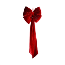FIOCCO IN VELLUTO ROSSO 160CM