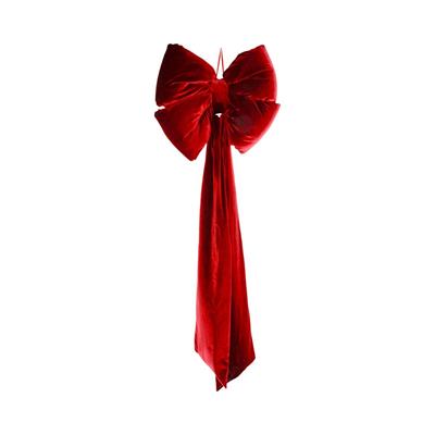 FIOCCO IN VELLUTO ROSSO 160CM