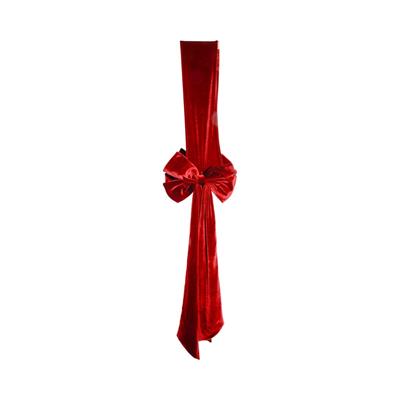 FIOCCHI DECORO PER PORTA IN VELLUTO ROSSO 220CM 2PZ