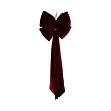 FIOCCO IN VELLUTO BORDEAUX 120CM