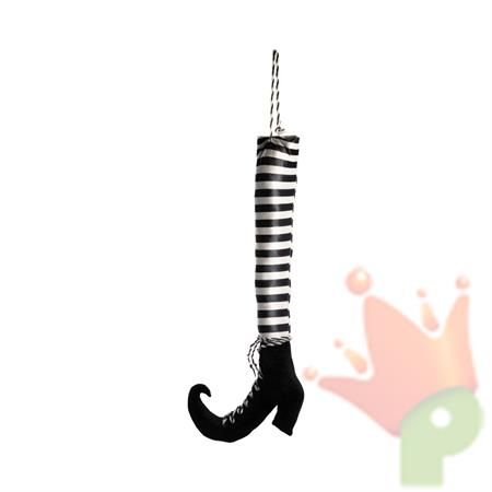 PENDENTE CALZA BEFANA NERO 71CM