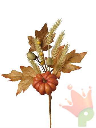 RAMO ZUCCA E GHIANDE 38CM COLORE NATURALE