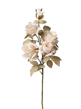 RAMO CON ROSE CREMA 75CM