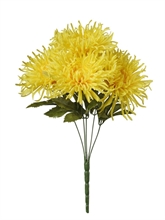 MAZZO CRISANTEMI GIALLO 46CM