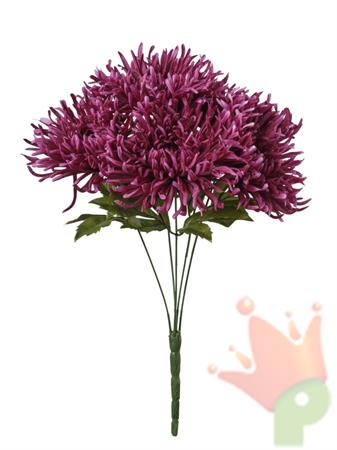 MAZZO CRISANTEMI VIOLA 46CM
