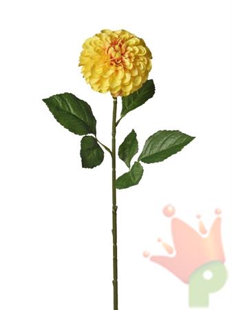 RAMO ZINNIA GIALLO 75CM