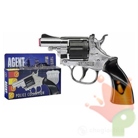 PISTOLA AGENT 38 SLVER VILLA GIOCATTOLI