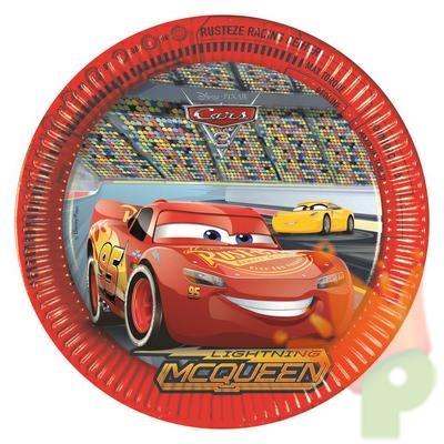 PIATTO 23CM CARS 3 8PZ