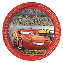 PIATTO 23CM CARS 3 8PZ