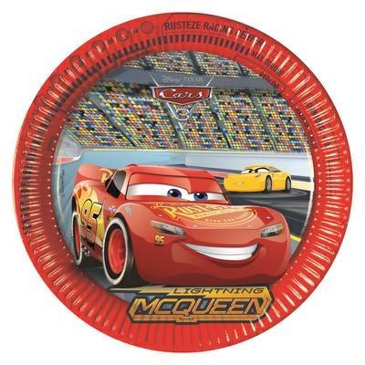 PIATTO 23CM CARS 3 8PZ
