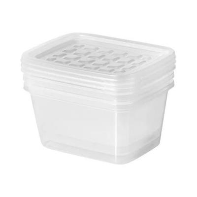 CONTENITORI FREEZY RETTANGOLARE TRASPARENTE 1L SET DA 3