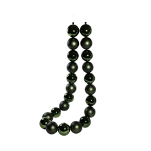 GHIRLANDA DI PALLINE VERDE 8X180CM