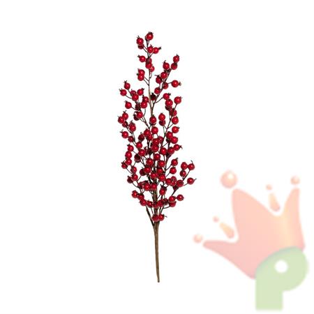 RAMETTO DI BACCHE ROSSE 66CM