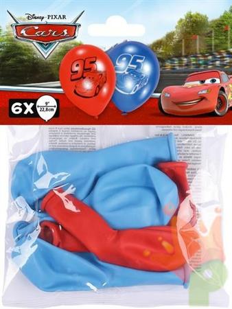 PALLONCINI 9INCH CARS 6PZ