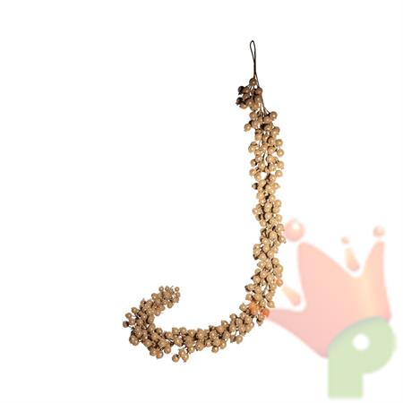 GHIRLANDA DI BACCHE ORO 180CM