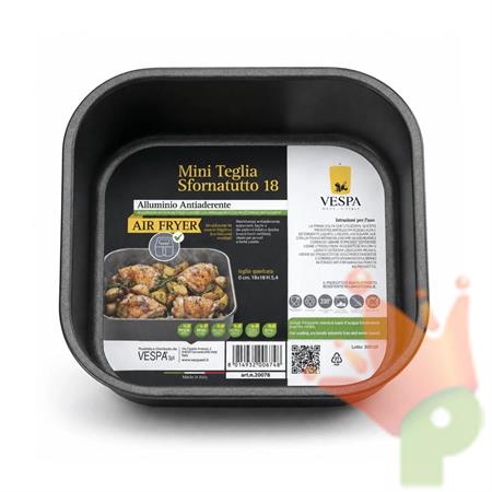 TEGLIA QUADRA SFORNATUTTO 18X18X5,4CM