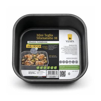 TEGLIA QUADRA SFORNATUTTO 18X18X5,4CM