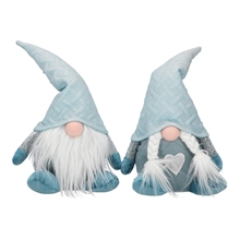 GNOMO CON CAPPELLO AZZURRO 17X14X32 CM ASSORTITO