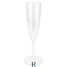 BICCHIERI FLUTES RIBBED CRYSTAL RIUTILIZZABILI 180CC 6PZ