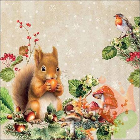 TOVAGLIOLI SCOGLIATTOLO AUTUNNO 33X33CM 20PZ