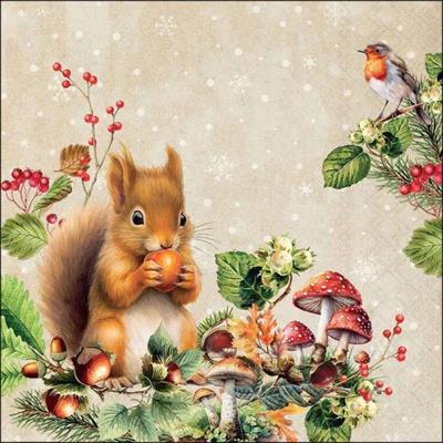 TOVAGLIOLI SCOGLIATTOLO AUTUNNO 33X33CM 20PZ