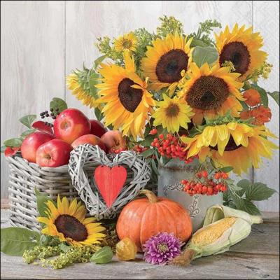 TOVAGLIOLI CESTO AUTUNNALE 33X33CM 20PZ