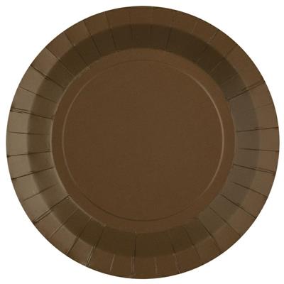 PIATTI IN CARTA MARRONE 22,5 CM 10 PZ