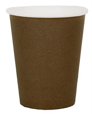 BICCHIERI IN CARTA MARRONE 25 CL 10 PZ