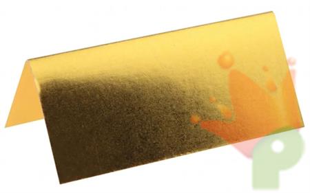 SEGNAPOSTI IN CARTA ORO 7X3CM 10PZ