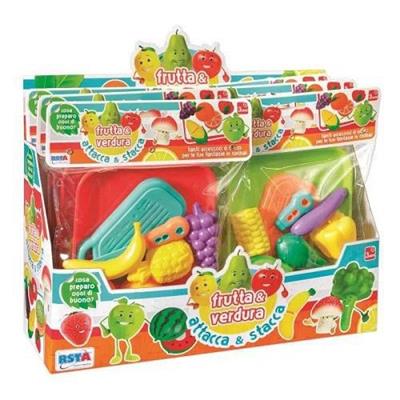 SET CUCINA FRUTTA E VERDURA ATTACCA STACCA