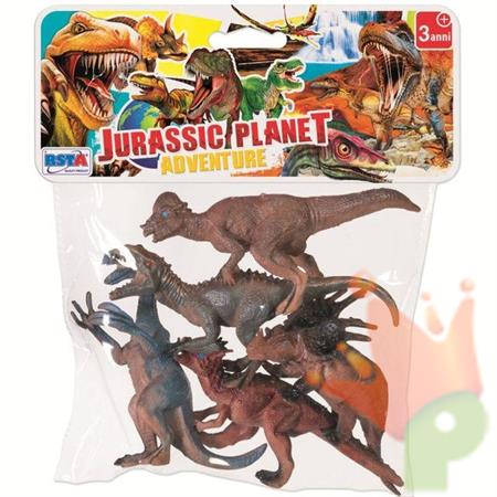 BUSTA DINOSAURI 5PZ