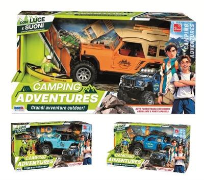 PLAYSET AUTO CAMPING ADVENTURES 3ASS
