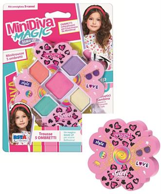 MINIDIVA COSMETICI TROUSSE 5 OMBRETTI A SCOMPARSA