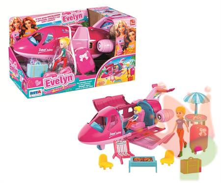 SET EVELYN GRANDI VIAGGI AEREO CON ACCESSORI
