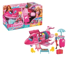 SET EVELYN GRANDI VIAGGI AEREO CON ACCESSORI