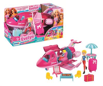 SET EVELYN GRANDI VIAGGI AEREO CON ACCESSORI