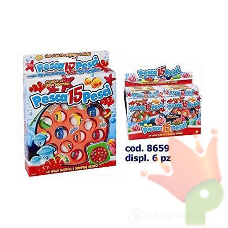 GIOCO PESCA 15 PESCI