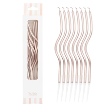 CANDELINE CURLY ROSE GOLD 12,5CM