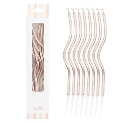 CANDELINE CURLY ROSE GOLD 12,5CM