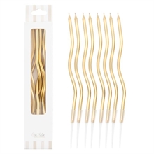 CANDELINE CURLY ORO 12,5CM