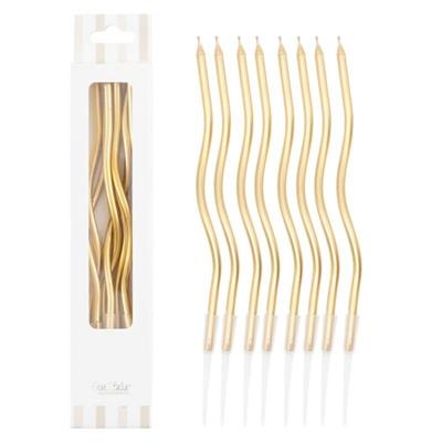 CANDELINE CURLY ORO 12,5CM