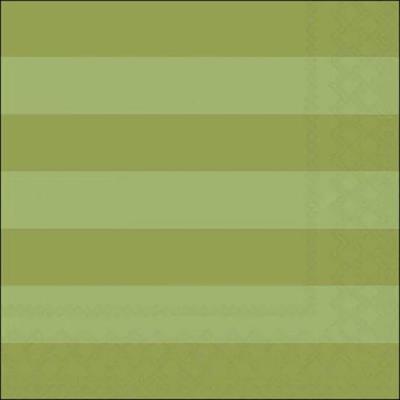 TOVAGLIOLI A RIGHE VERDE 33X33CM 20PZ