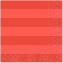 TOVAGLIOLI A RIGHE ARANCIO 33X33CM 20PZ