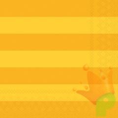 TOVAGLIOLI A RIGHE GIALLO 33X33CM 20PZ