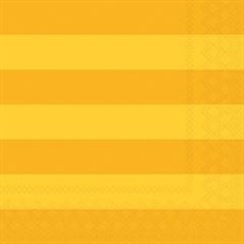 TOVAGLIOLI A RIGHE GIALLO 33X33CM 20PZ